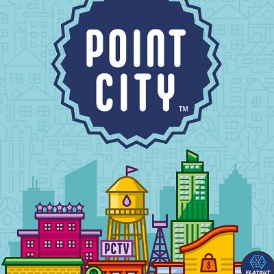 Image showing 7 th Flatout Games Point City - AEG, Flatout Games, City Building, Ages 10+, 15-30 min, 1-4 Players