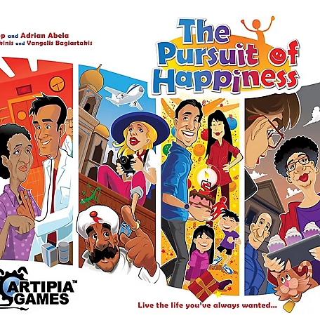 Artipia Games The Pursuit of Happiness: All-In Big Box - Includes Base Game, Expansions