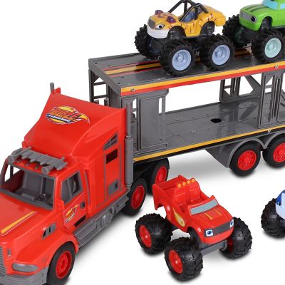 Image showing 5 th Blaze and the Monster Machines NKOK Blaze And The Monster Machines RC Transporter With Monster Machines