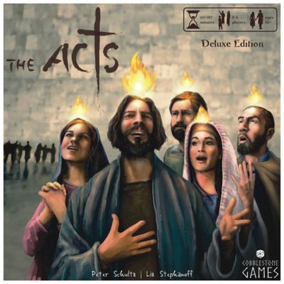 Cobblestone Games The Acts: Deluxe Edition - Christian Themed Worker Placement Board Game