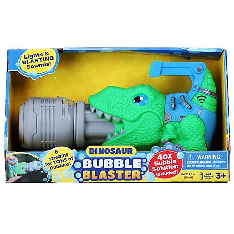 Kid Galaxy non-stop fun motorized lights & sound dinosaurs bubble blaster