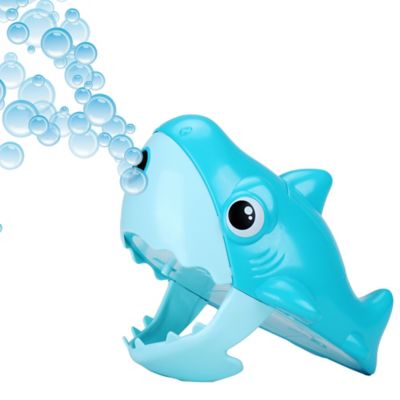 Image showing  non-stop fun motorized handheld shark bubble blower