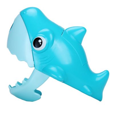 Image showing  non-stop fun motorized handheld shark bubble blower