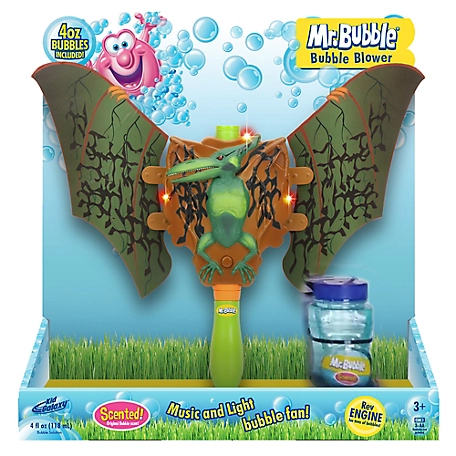 Mr. Bubble non-stop fun motorized musical dinosaur bubble blower