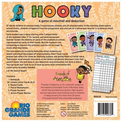 Image showing  Hooky, Friends Of Aseema, 3-5 Players, 30-60 Min, Ages