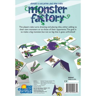 Image showing  Monster Factory, Tile Placement Kids Game, Ages 5+, 2-6 Players, 30 Min