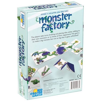 Image showing  Monster Factory, Tile Placement Kids Game, Ages 5+, 2-6 Players, 30 Min