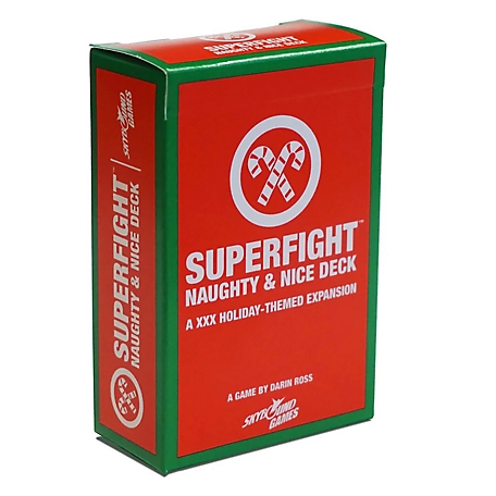 Superfight Naughty & Nice Deck - R & G Rated Holiday Themed Cards, Standalone Or Expansion