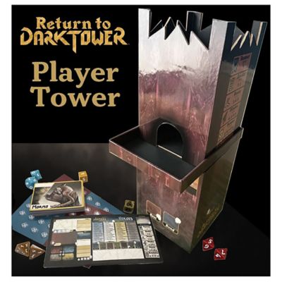 9th Level Games Return To Dark Tower: RPG Player Tower - Unique Rolplaying Game Accessory Set