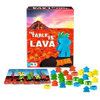 Image showing  The Table Is Lava Card Throwing Meeple Game, Dexterity, Ages 14+, 2-4 Players