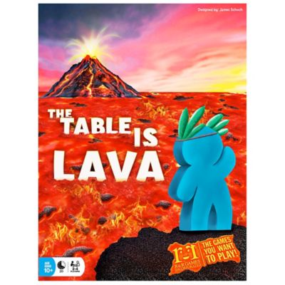Image showing  The Table Is Lava Card Throwing Meeple Game, Dexterity, Ages 14+, 2-4 Players