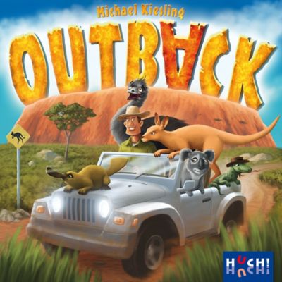 R & R Games Outback - Locate & Settle Animals, Luck & Strategy Family Board Game, Ages 8+, 2-4 Players, 30 Min.