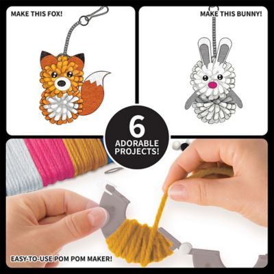 Image showing  Pom Pom Pets DIY Yarn Crafting Kit, Kids' Yarn Crafting