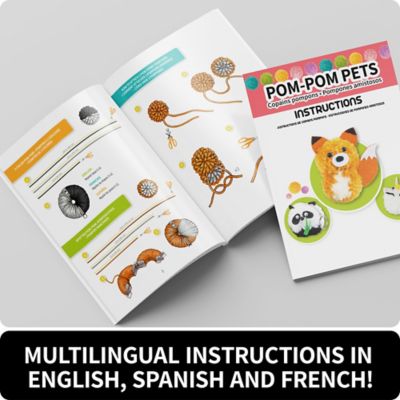 Image showing  Pom Pom Pets DIY Yarn Crafting Kit, Kids' Yarn Crafting