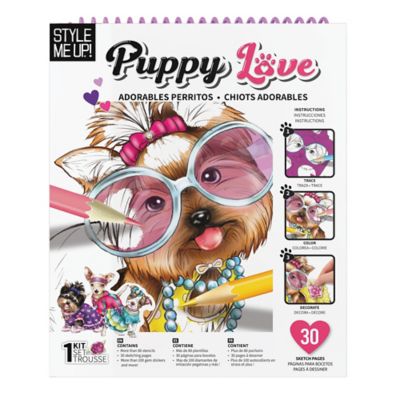 Image showing 5 th Style Me Up Puppy Love Sketchbook Drawing Kit, Kids' Art Kit