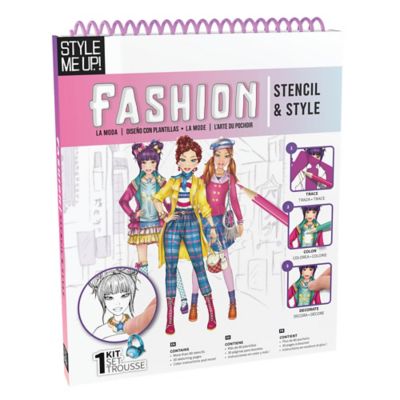 Style Me Up Fashion Stencil and Style, Kids Art Kit