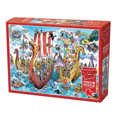 DoodleTown Cobble Hill DoodleTown: Viking Voyage - 1000 pc. Puzzle