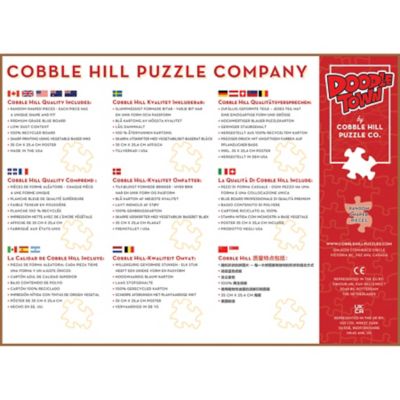 Image showing 6 th DoodleTown Cobble Hill DoodleTown: Viking Village - 1000 pc. Puzzle