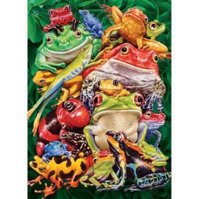 Image showing  1000 pc. Puzzle: Frog Business