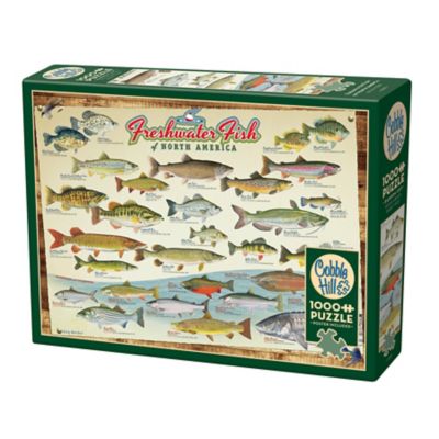 Cobble Hill 1000 pc. Puzzle: Freshwater Fish Of North America