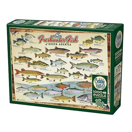 Cobble Hill 1000 pc. Puzzle: Freshwater Fish Of North America