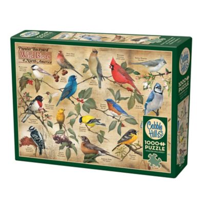 Cobble Hill 1000 pc. Puzzle: Popular Backyard Wild Birds of North America