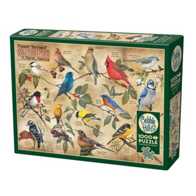 Cobble Hill Popular Backyard Wild Birds of North America 1,000 pc. Puzzle