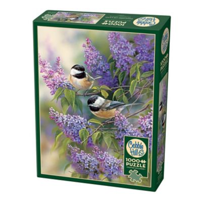 Cobble Hill 1000 pc. Puzzle: Chickadees & Lilacs