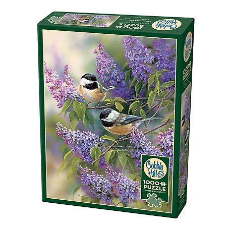 Cobble Hill 1000 pc. Puzzle: Chickadees & Lilacs