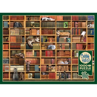 Image showing  1000 pc. Puzzle: The Cat Library