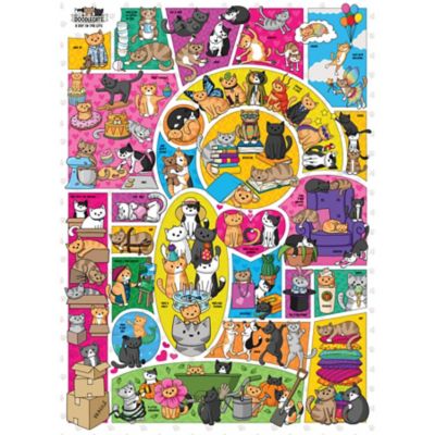 Image showing  1000 pc. Puzzle: Doodlecats