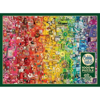 Image showing  1000 pc. Puzzle: Colourful Rainbow