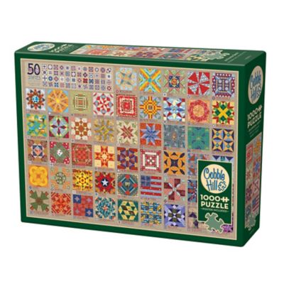 Cobble Hill 50 States Quilt Blocks 1,000 pc. Puzzle