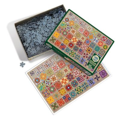 Image showing  50 States Quilt Blocks 1,000 pc. Puzzle