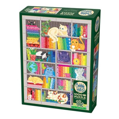 Cobble Hill 1000 pc. Puzzle: Rainbow Cat Quilt