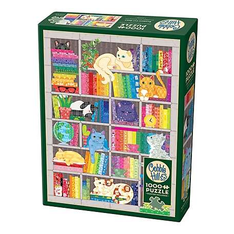 Cobble Hill 1000 pc. Puzzle: Rainbow Cat Quilt