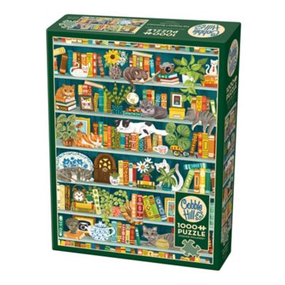 Cobble Hill 1000 pc. Puzzle: The Purrfect Bookshelf