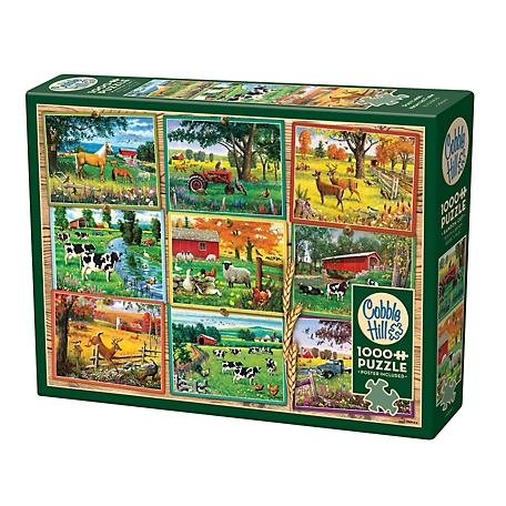 Cobble Hill 1000 pc. Puzzle: Postcards From the Farm