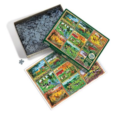 Image showing  1000 pc. Puzzle: Postcards From the Farm