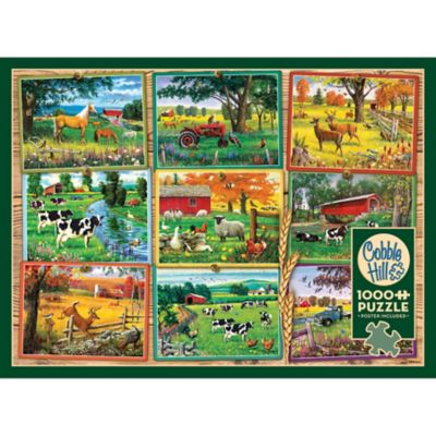 Image showing  1000 pc. Puzzle: Postcards From the Farm