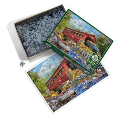 Image showing  1000 pc. Puzzle: Welcome To Cobble Hill Country