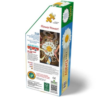 Image showing  Madd Capp: I AM DAISY - 350 pc. Jigsaw Puzzle - Floral Shaped Puzzle