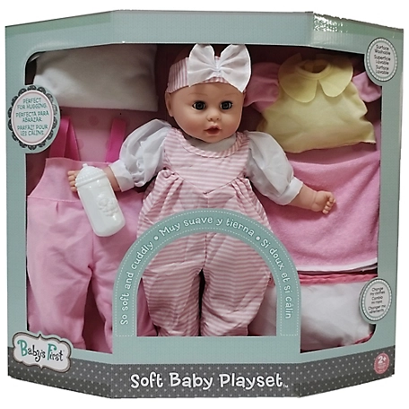 Baby's First Goldberger Baby's First 16" Soft Baby Doll Playset