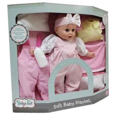Image showing  Goldberger Baby's First 16" Soft Baby Doll Playset