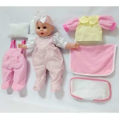 Image showing  Goldberger Baby's First 16" Soft Baby Doll Playset