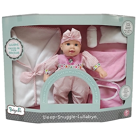 Baby's First Goldberger Baby's First 13" Sleep, Snuggle, Lullaby Baby Doll 6 pc. Giftset