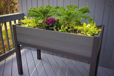 Frame It All The Elevated Escape 24 in. x 48 in. x 34.5 in. Elevated Garden Bed, 90001215