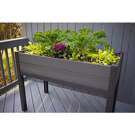 Frame It All The Elevated Escape 24 in. x 48 in. x 34.5 in. Elevated Garden Bed, 90001215