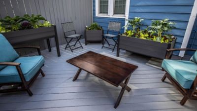 Image showing  The Elevated Escape Composite Garden Bed, 24 in. x 48 in. x 34.5 in.