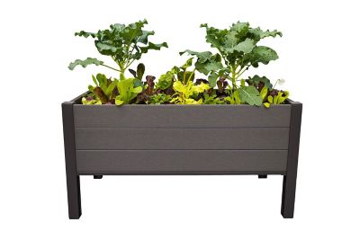Image showing  The Skyline Planter 24 in. x 48 in. x 25 in. Elevated Garden Bed